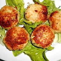 recette BOULETTES PANEES POULET COURGETTES