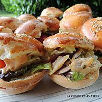 recette Mini burger poulet