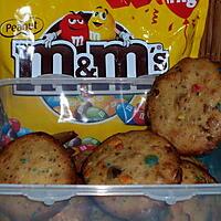 recette cookies aux m&m's