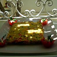 recette omlette carrée de courgettes