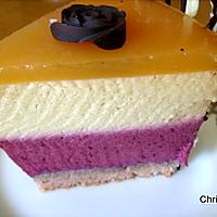 recette Entremets pêches-mûres