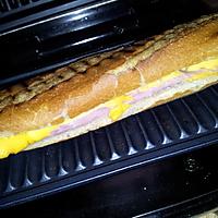 recette Croque *baguette* Monsieur au jambon et cheddar