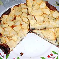 recette CLAFOUTIS POMMES PRUNEAUX