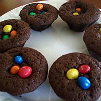 recette Petits gâteaux au chocolat et M&M's