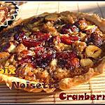 recette Tartelettes aux fruits secs & cranberries
