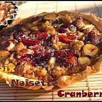 recette Tartelettes aux fruits secs & cranberries