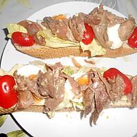 recette TARTINES DU SOIR