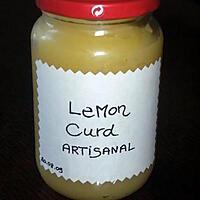 recette LeMon Curd de pOpo