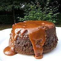 recette Pudding à la vapeur à la crème de caramel au beurre salé