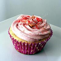 recette Cupcakes citron vert - pavot, chantilly framboises - pralines