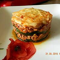 recette Gratin  courgettes viande hachée