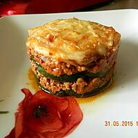 recette Gratin  courgettes viande hachée