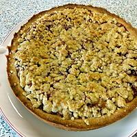 recette Tarte crumble aux groseilles