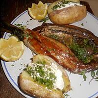 recette Kipper grillé pommes de terre au four