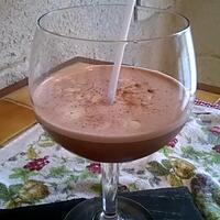 recette Milk-shake aux Amandes, Cacao et Vanille.