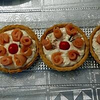 recette Tartelettes  fromage saumon