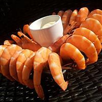 recette Aioli de bouquet de crevettes