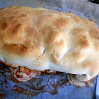 recette Calzone a la saucisses de strasbourg