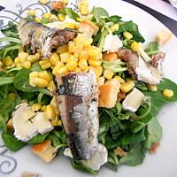 recette Salade aux sardines