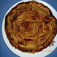 recette Tarte aux Pommes à la compote de Pommes au Romarin