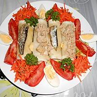 recette INVOLTINI DE PAIN DE MIE SARDINES ET THON