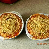 recette Crumble ratatouille