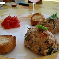 recette Rillettes de saumon et thon au basilic frais