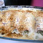recette Gratin d'haricots vert au jambon a la béchamel