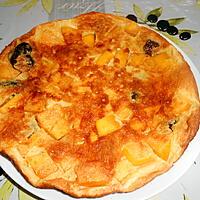 recette CLAFOUTIS MANGUE PRUNEAUX