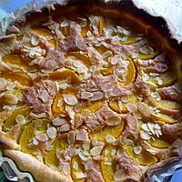 recette tarte amandine aux pêches