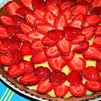 recette Tarte aux fraises et au lemon curd