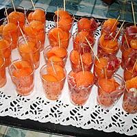 recette verrine de melon ou melon -jambon de parme