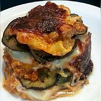 recette Lasagnes boeuf-aubergine, 2 sauces