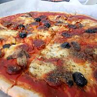 recette Pizza au chorizo