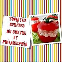 recette Tomates cerises farcies au Chèvre et Philadelphia