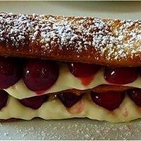 recette Mille feuille à la cerise