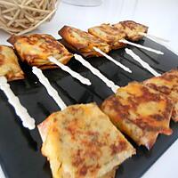 recette Sucettes de brick au saumon-fromage