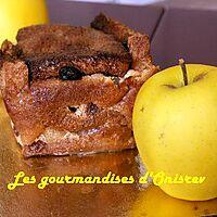 recette Pudding aux pommes raisins sec light