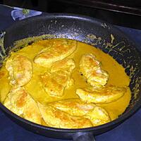 recette Aiguillettes de dinde au curry