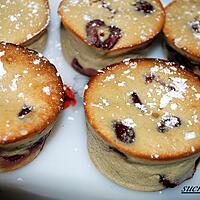 recette petits clafoutis cerises-amandes