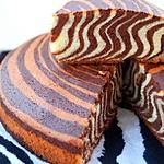 recette Gâteau tigré, zébré ou encore le zebra cake