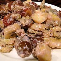 recette Salade raisins-bananes-noix