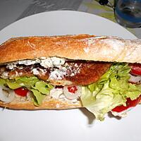 recette SANDWICH BURGER DE POISSON