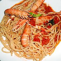 recette SPAGHETTADE AUX LANGOUSTINES