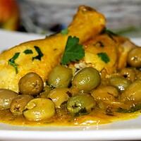 recette POULET AUX OLIVES