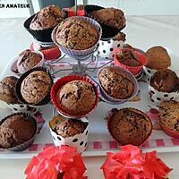 recette Muffins double chocolat