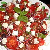recette Salade de tomate a la féta