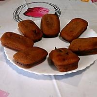 recette FINANCIERS PRALINES AU COEUR DE CHOCOBON