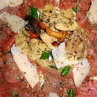 recette "MON PETIT CARPACCIO"