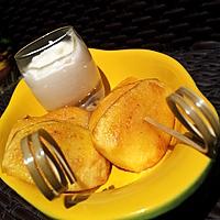 recette Brochettes de pommes fondantes sauce mascarpone